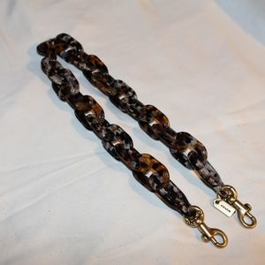 COACH Short Chain Strap With Recycled Resin